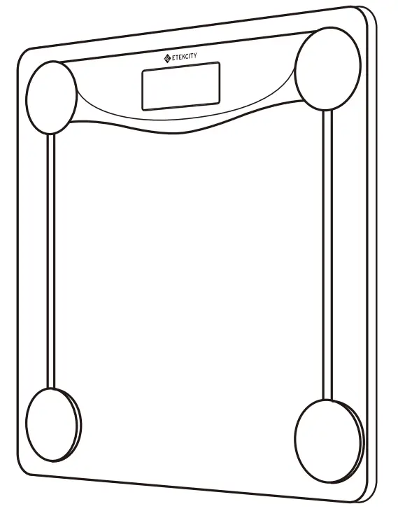 ETEKCITY EB4473C Digital Body Weight Scale