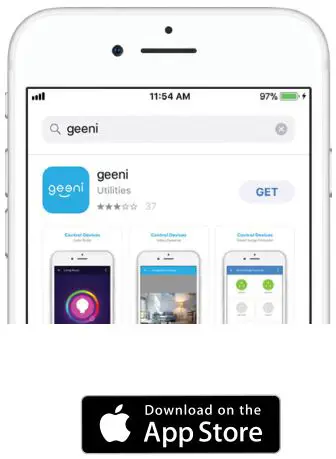 geeni Smart Wi-Fi Floodlight Camera - Geeni app download from App Store