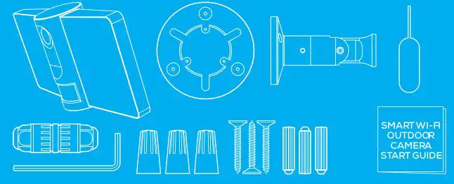 geeni Smart Wi-Fi Floodlight Camera - What’s in the Box