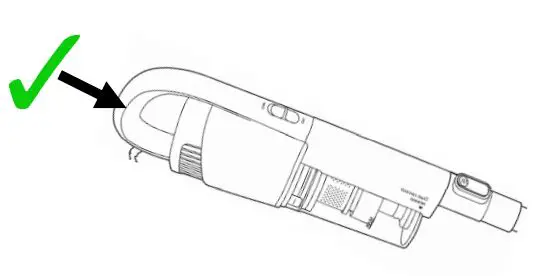 Russell Hobbs RHCHS2001 Handstick Vacuum User Manual - CARRYING THE APPLIANCE