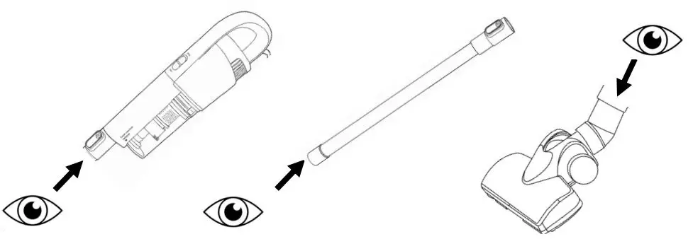 Russell Hobbs RHCHS2001 Handstick Vacuum User Manual - CHECKING FOR BLOCKAGES