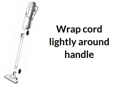 Russell Hobbs RHCHS2001 Handstick Vacuum User Manual - STORING