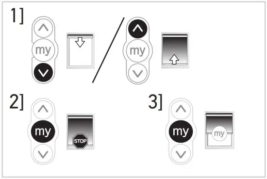 sOmfy Sonesse ULTRA 30 WF Zigbee Li-ion RTS Shade Motor - briefly press