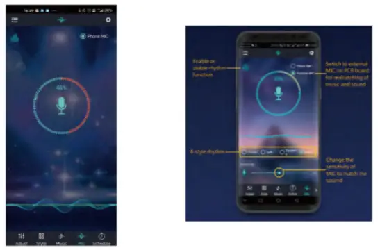 JESLED SW BTB9 01 Bluetooth RGB LED Bulb - Switch to Mode 3