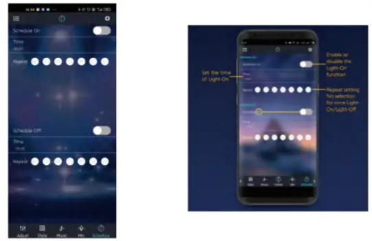 JESLED SW BTB9 01 Bluetooth RGB LED Bulb - Switch to Mode 4