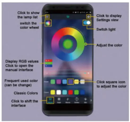 JESLED SW BTB9 01 Bluetooth RGB LED Bulb - instructions