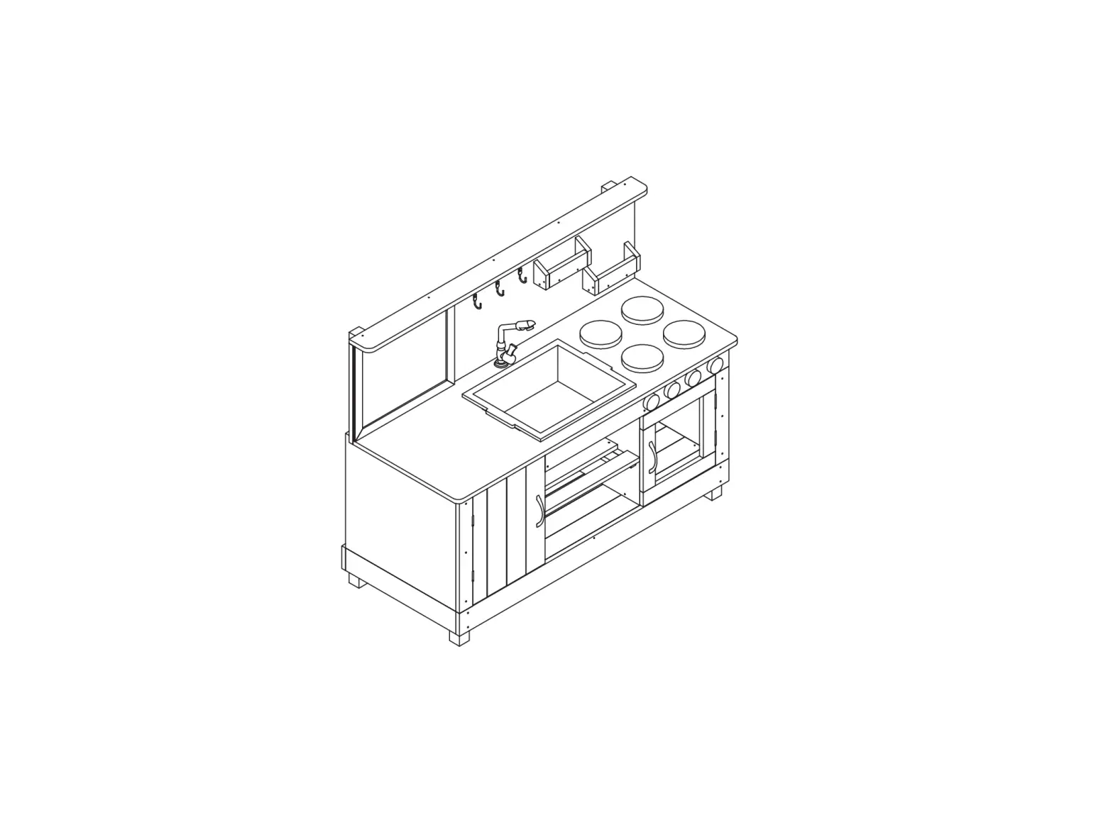 Lifespan Kids Roma V2 Outdoor Play Kitchen User Manual