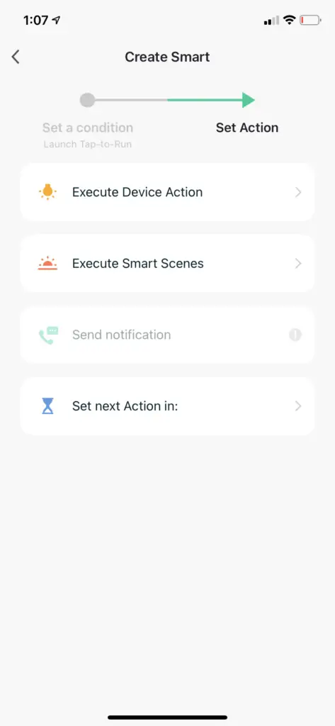 Execute Device Action