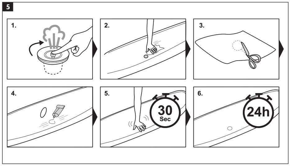 KAYOBA 014234 Inflatable Bathing Boat - Fig2