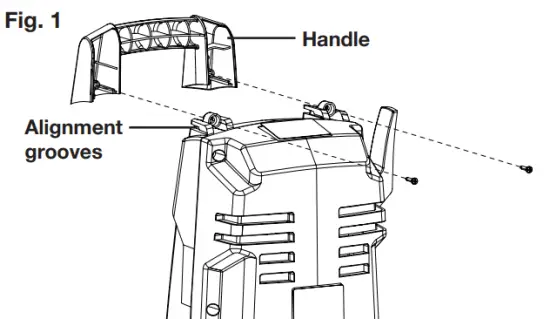 SNOW JOE SPX205E RM Electric Pressure Washer - Assembly1