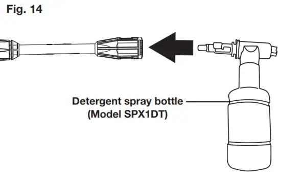 SNOW JOE SPX205E RM Electric Pressure Washer - wand2