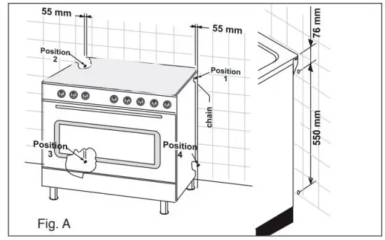 ARTUSI CAFG90X 90cm Freestanding Dual Fuel Oven - IMPORTANT