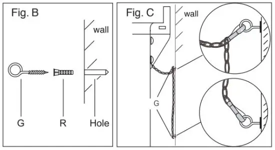 ARTUSI CAFG90X 90cm Freestanding Dual Fuel Oven - Instruction assembly 5