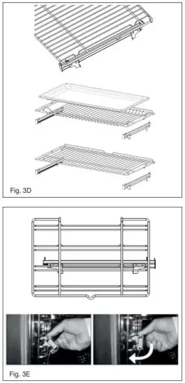 ARTUSI CAFG90X 90cm Freestanding Dual Fuel Oven - TELESCOPIC RAILS