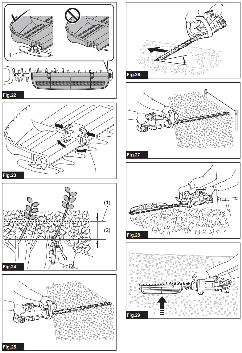 makita DUH601Z Cordless Hedge Trimmer - fig 4