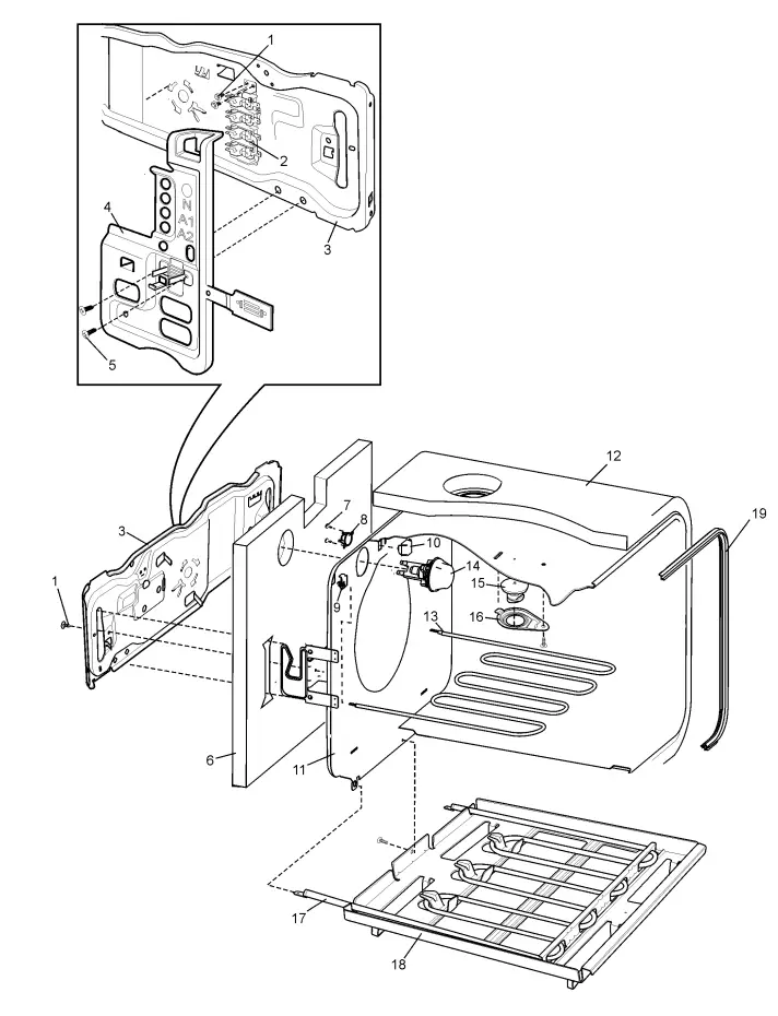 Electrolux WLE624WA Electric Upright Cookers - fig 1