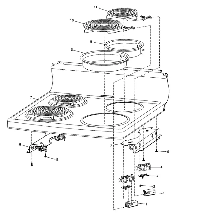 Electrolux WLE624WA Electric Upright Cookers - fig 6