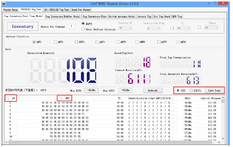IDTECK RF900I-8 UHF Reader with Integrated Antenna-22
