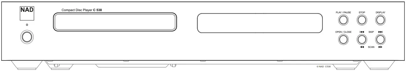 NAD Compact Disc Player Cover