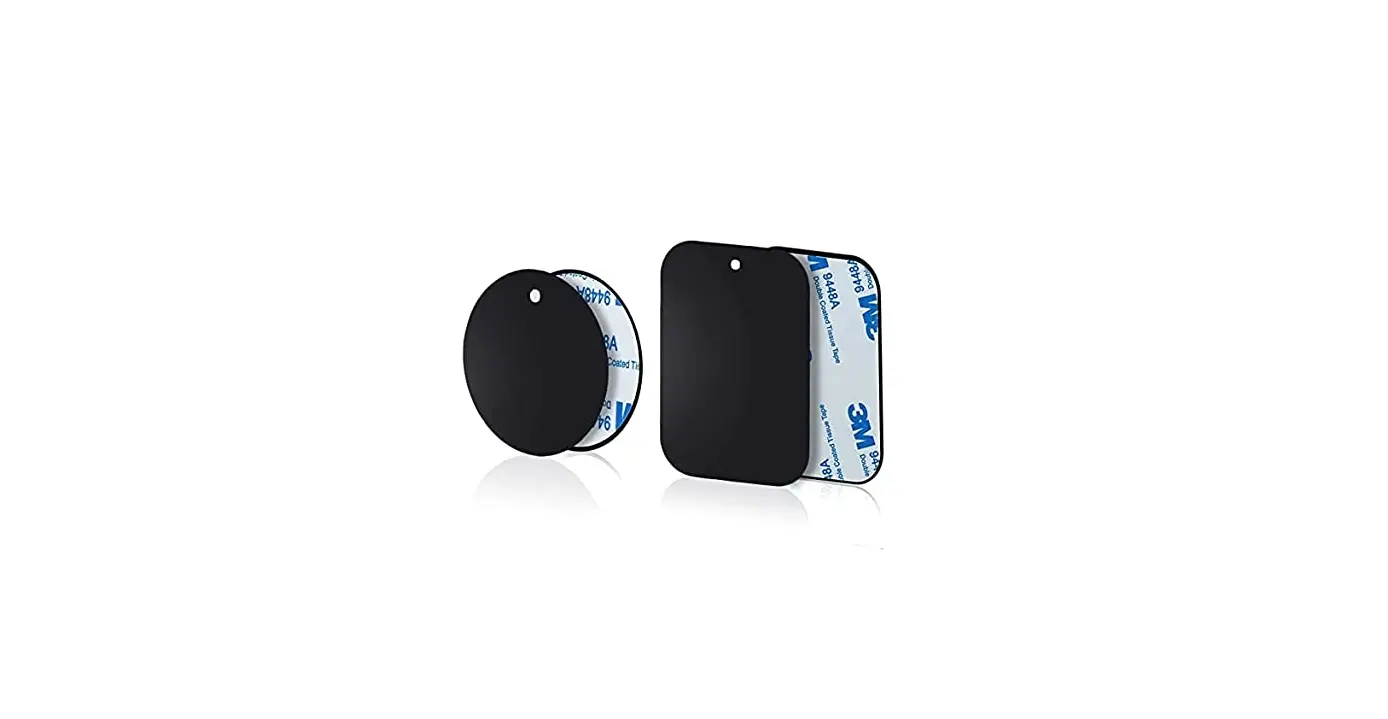 Hama 00201501 Replacement Metal Plates For Magnet Universal Smartphone Holder Instruction Manual