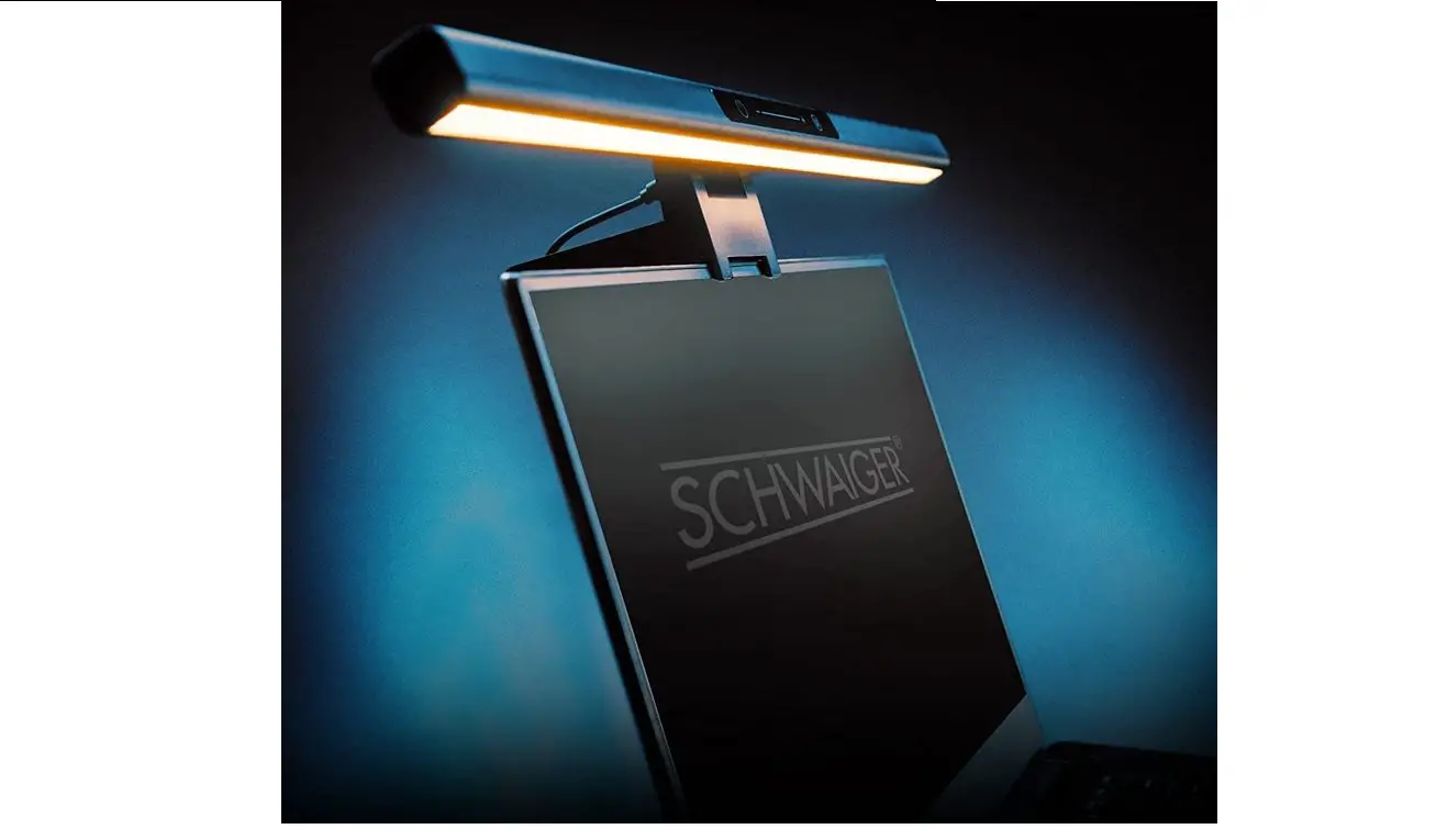 Schwaiger 659931 Space-saving Led Monitor Lamp User Guide