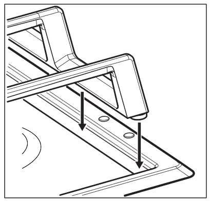 AEG HGB75520SM 75cm Slimline 5-Burner Gas Hob - burner 1