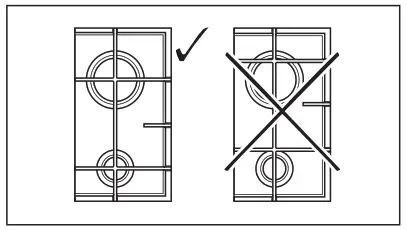 AEG HGB75520SM 75cm Slimline 5-Burner Gas Hob - burner