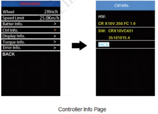 Key Disp KD986 Electric Bike Display - Controler