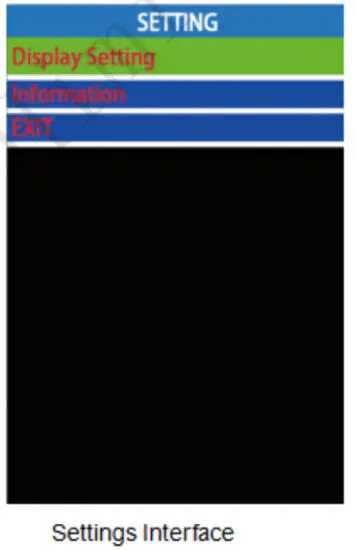 Key Disp KD986 Electric Bike Display - Setting