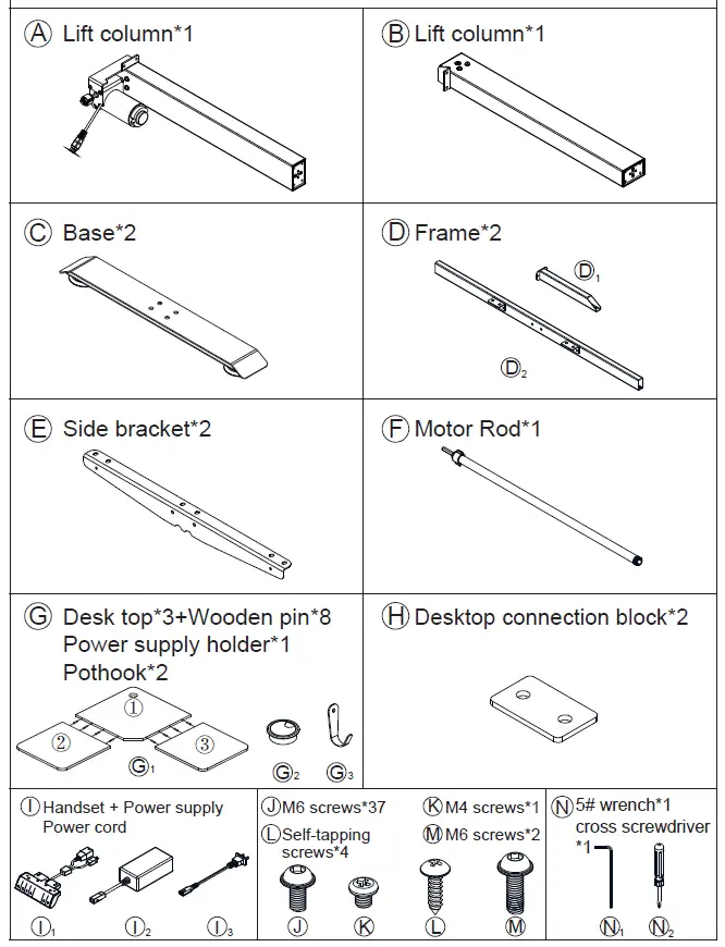 COSTWAY JV10203 L-Shaped Electric Standing Desk 2