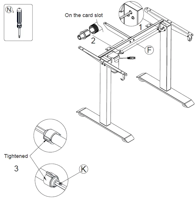 COSTWAY JV10203 L-Shaped Electric Standing Desk 6