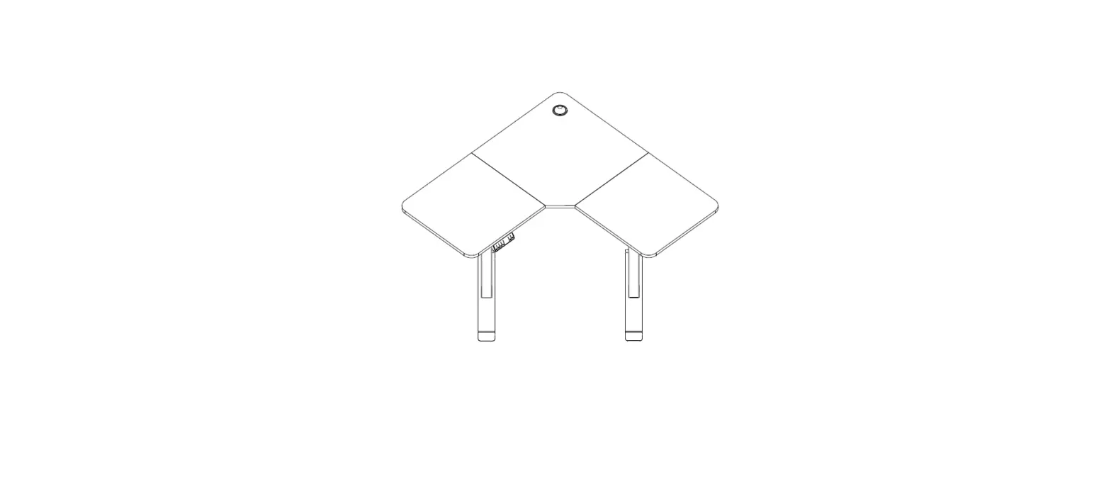 Costway Jv10203 L-shaped Electric Standing Desk User Manual Costway Jv10203 L-shaped Electric Standing Desk User Manual