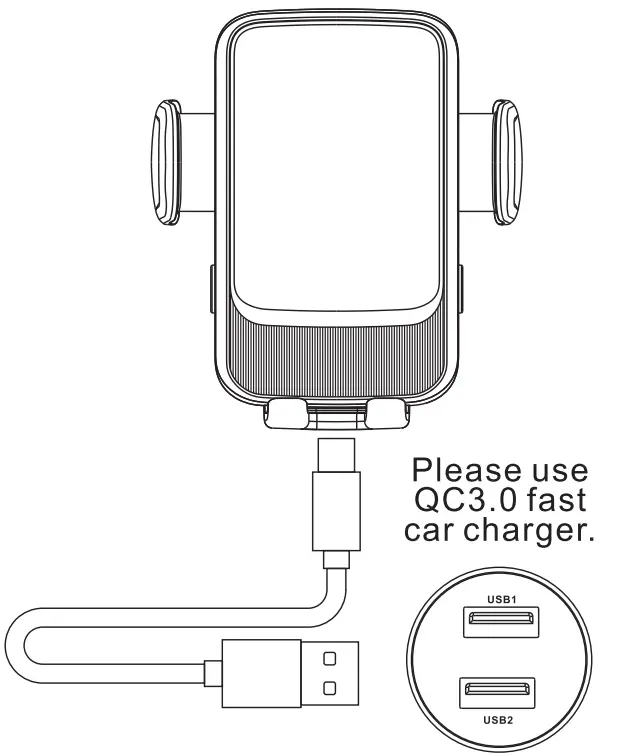 Shenzhen I Link Technology WP15 Smart Wireless Charging Car Holder - Parts 5