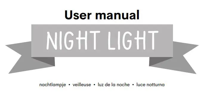 LiTTLE LOVELY Night Light Rainbow User Manual