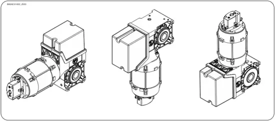 GFA SE 6.65-2540 - Permissible mounting positions