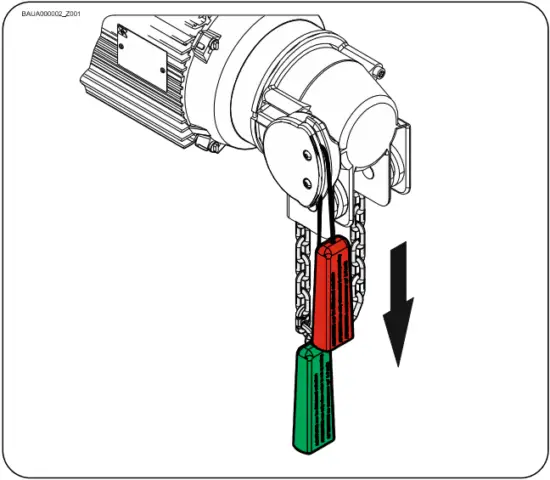 GFA SE 6.65-2540 - rapid hand chain operator