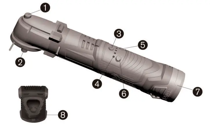 KIMO 5001 12V Power Polisher Instruction Manual - Components and Specifications