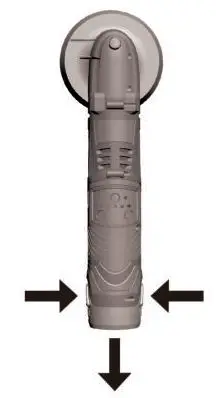 KIMO 5001 12V Power Polisher Instruction Manual - To remove the battery