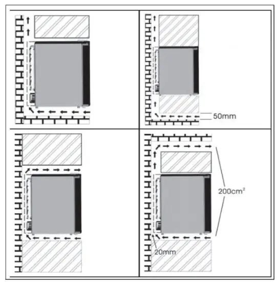 KLARSTEIN 10029407 Fridge - INSTALLATION