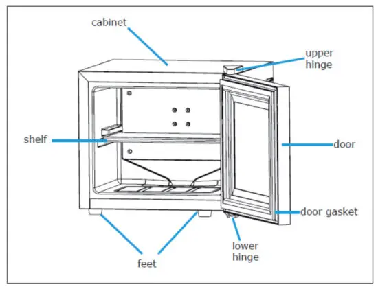 KLARSTEIN 10029407 Fridge - PRODUCT OVERVIEW