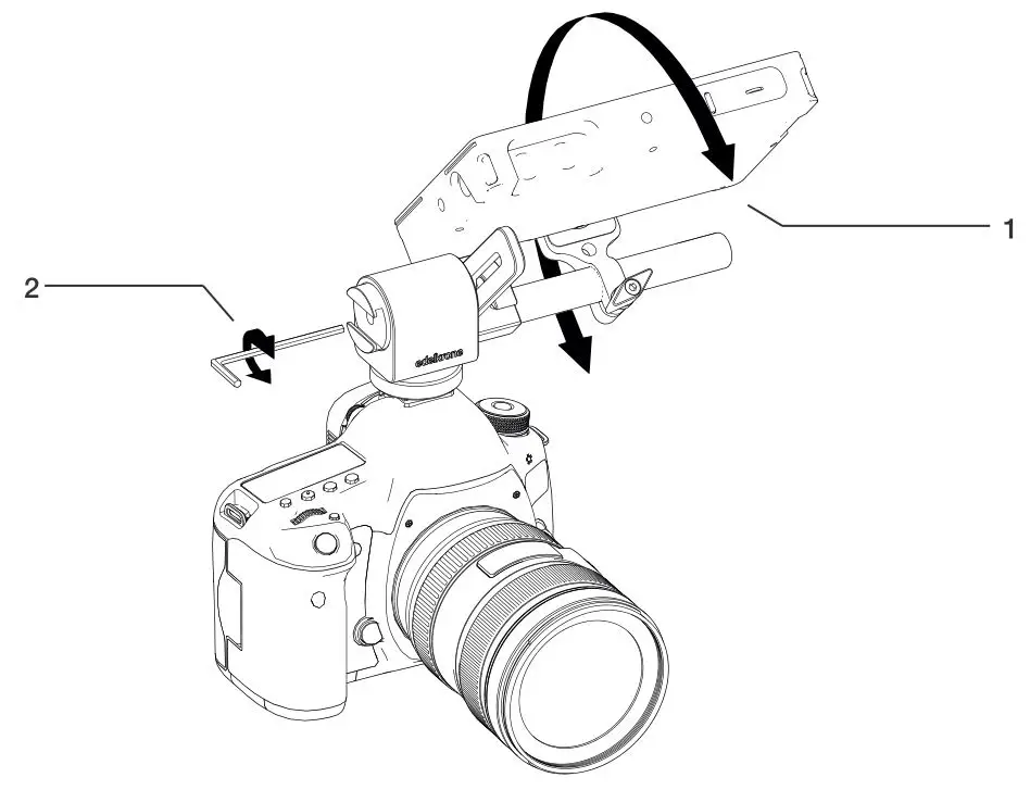 edelkrone 80071 Monitor EVF Holder - ADJUSTING THE TENSION OF MONINTOR ANGLE