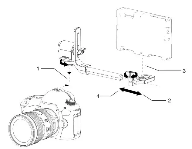 edelkrone 80071 Monitor EVF Holder - HOW TO MOUNT