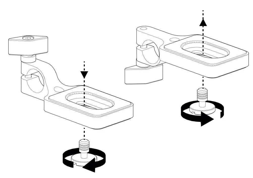 edelkrone 80071 Monitor EVF Holder - REVERSING PLATE
