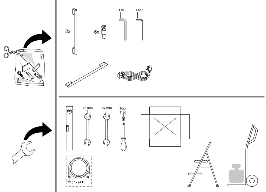 Bosch B36CD50SNS French Door Counter-Depth Smart Refrigerator - figure 1