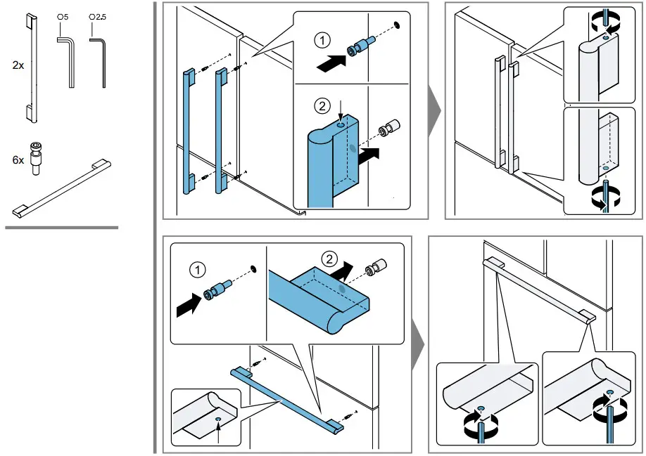 Bosch B36CD50SNS French Door Counter-Depth Smart Refrigerator - figure 7