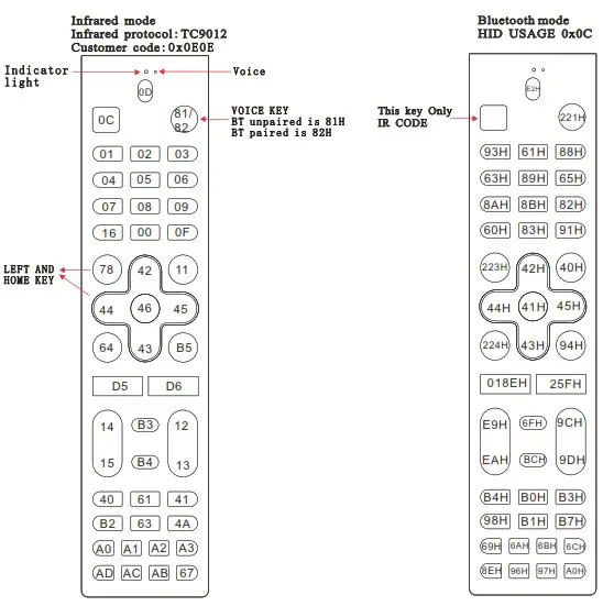 HDR BLE Voice and Infrared Remote Control - overview