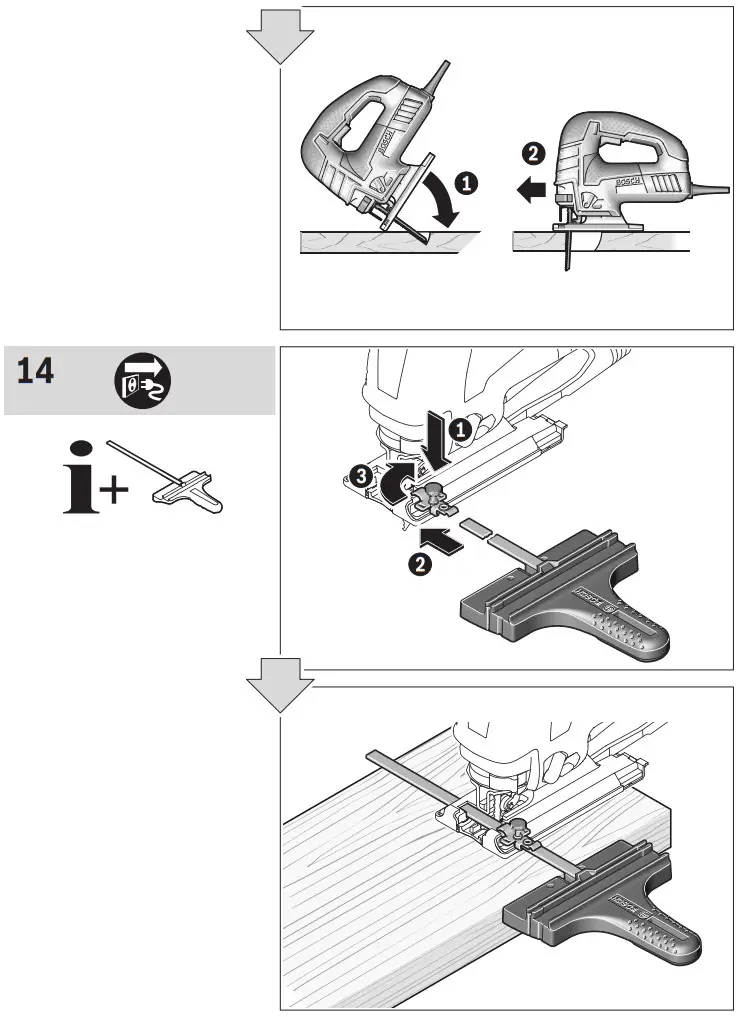 BOSCH GST 150 CE Straight Jigsaw - figure 14