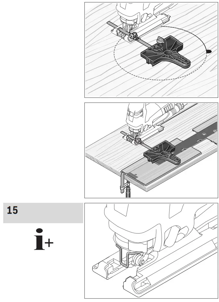 BOSCH GST 150 CE Straight Jigsaw - figure 15