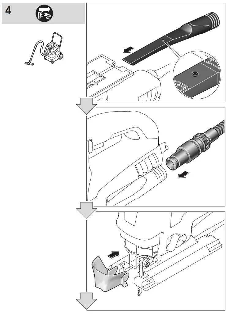 BOSCH GST 150 CE Straight Jigsaw - figure 7