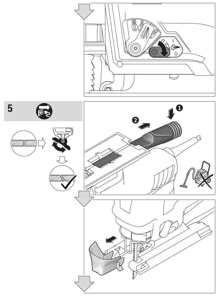 BOSCH GST 150 CE Straight Jigsaw - figure 8